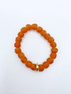 Glass Washer Bead Bracelet