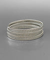 3 Row Chain Bangle Set