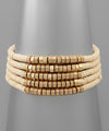 Rubber Bead 5 Row Bracelet