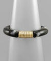 Acrylic & Metal Disks Bracelet