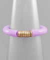 Acrylic & Metal Disks Bracelet