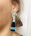 Prosecco Hand Beaded Earrings