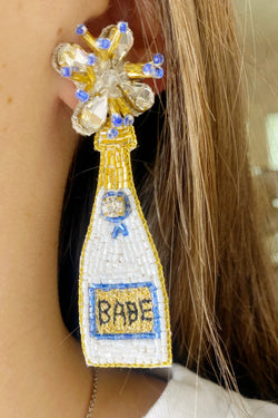 Champagne Babe Boozy Earrings