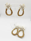Derby Horseshoe Earrings