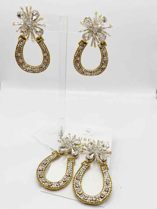 Derby Horseshoe Earrings