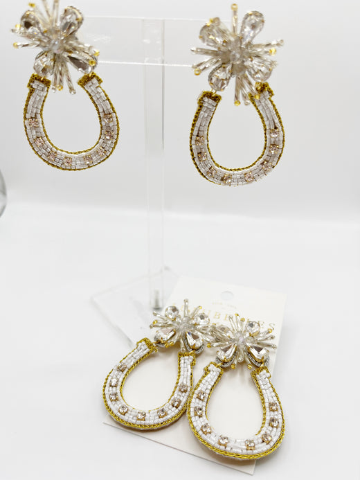 Derby Horseshoe Earrings