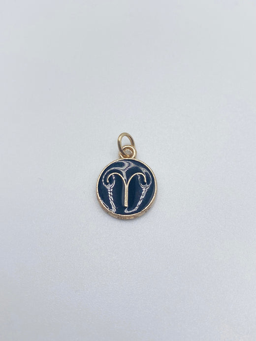 Zodiac Charm - Black Zodiac Charm