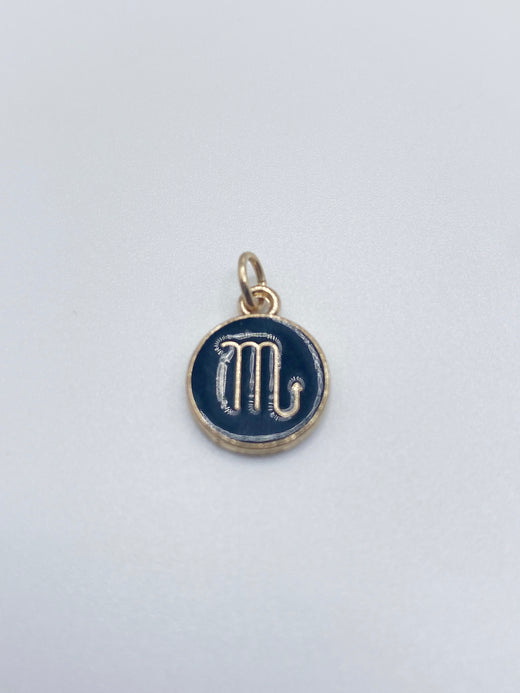 Zodiac Charm - Black Zodiac Charm