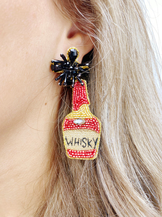 Whisky Boozy Earrings
