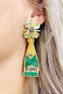 Champagne Fun! Boozy Earrings