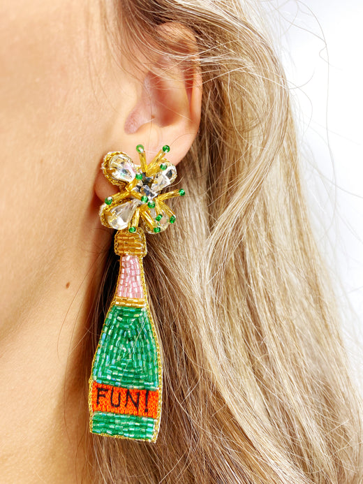 Champagne Fun! Boozy Earrings