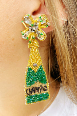 Champagne Champs Boozy Earrings