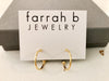 Charm Bar - Gold Huggie Hoop