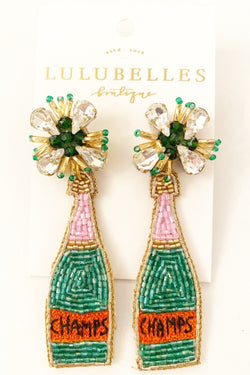 Champagne Champs Boozy Earrings