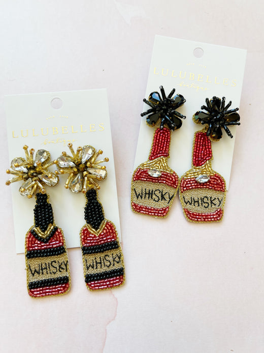 Whisky Boozy Earrings