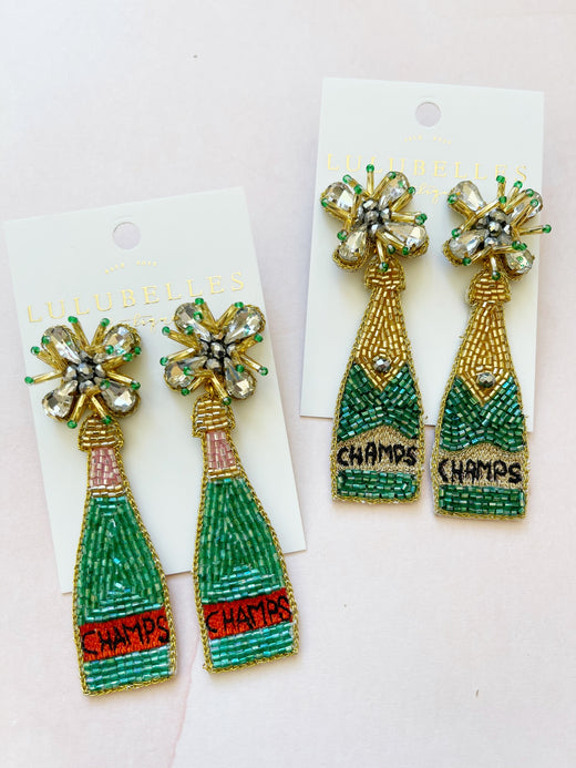 Champagne Champs Boozy Earrings