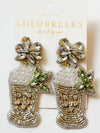 Derby Mint Julep Earrings