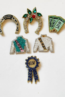 Derby Win Place Show Lapel Pin