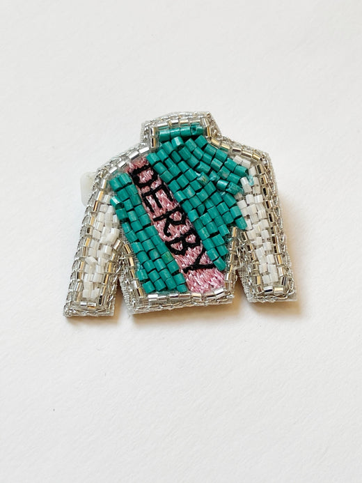 Derby Jockey Silk Lapel Pins