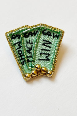 Derby Win Place Show Lapel Pin