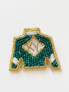 Derby Jockey Silk Lapel Pins