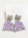 Derby Jockey Silks Earrings Polka Dot