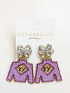 Derby Jockey Silks Earrings Kentucky (KY)