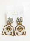 Derby Jockey Silks Earrings Kentucky (KY)