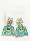 Derby Jockey Silks Earrings Kentucky (KY)