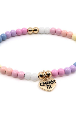 Charm It! 4mm Stretch Bead Bracelet