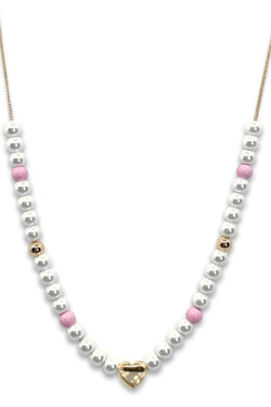 Charm It! Pearl Bead Necklace