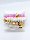 Rondelle Gemstone Ball Bracelet