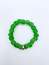 Glass Washer Bead Bracelet