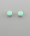 Pastel Square Bead Studs