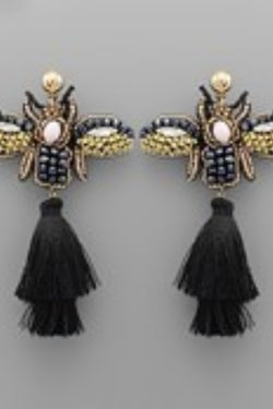 Bee & Tassel Earrings