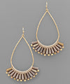 Teardrop & Fan Earrings