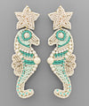 Turquoise Seahorse Earrings