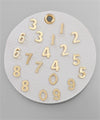 Numbers Earring Set