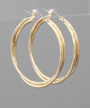 Twisted 2 Row Hoops