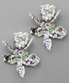 Colorful Flower Shape Earrings