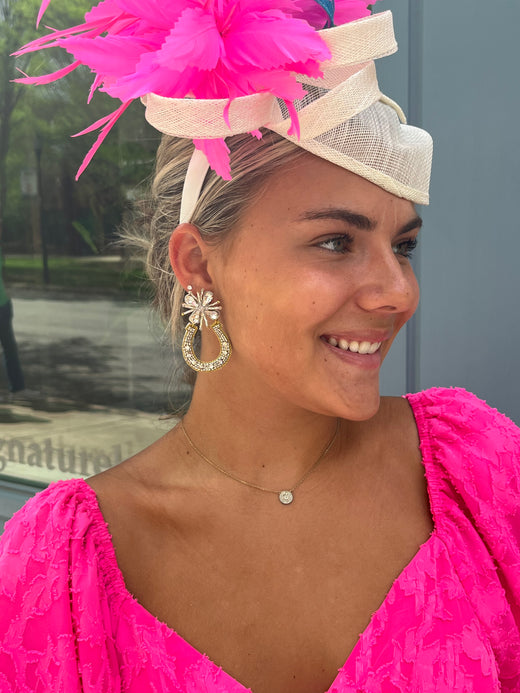 Derby Horseshoe Earrings