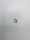 Number Charm - Vintage Gold Numerals (0-9)