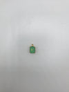 Faceted Glass Rectangle Stone