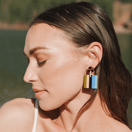 Cristobal Horn Dangle Earrings