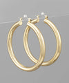 50mm Brass Hollow Hoops