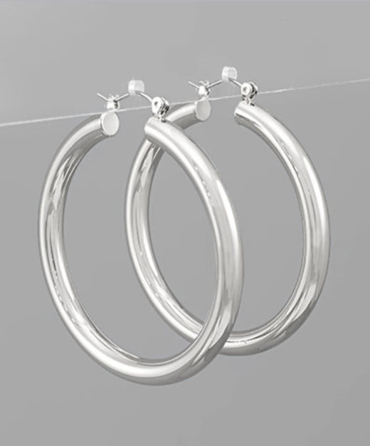 50mm Brass Hollow Hoops
