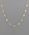 Heart Charm Gold Necklace