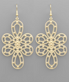 Brass Geometric Shape Earrings