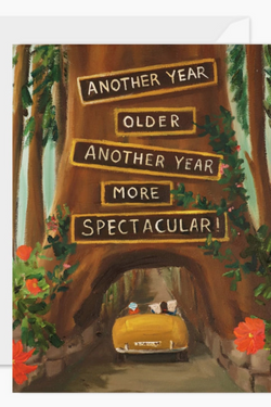 Redwood Birthday Card