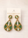 St. X Hand Beaded Earrings